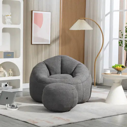 Bedding Bean Bag Sofa Chair High Pressure Foam Bean Bag Chair Material With Padded Foam Padding Compressed Bean Bag