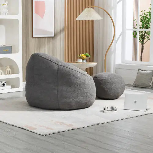 Bedding Bean Bag Sofa Chair High Pressure Foam Bean Bag Chair Material With Padded Foam Padding Compressed Bean Bag