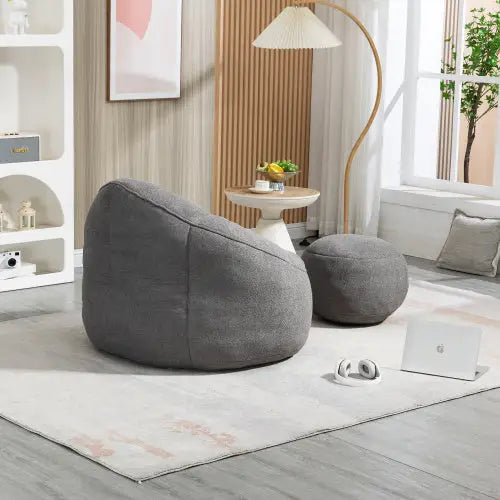 Bedding Bean Bag Sofa Chair High Pressure Foam Bean Bag Chair Material With Padded Foam Padding Compressed Bean Bag