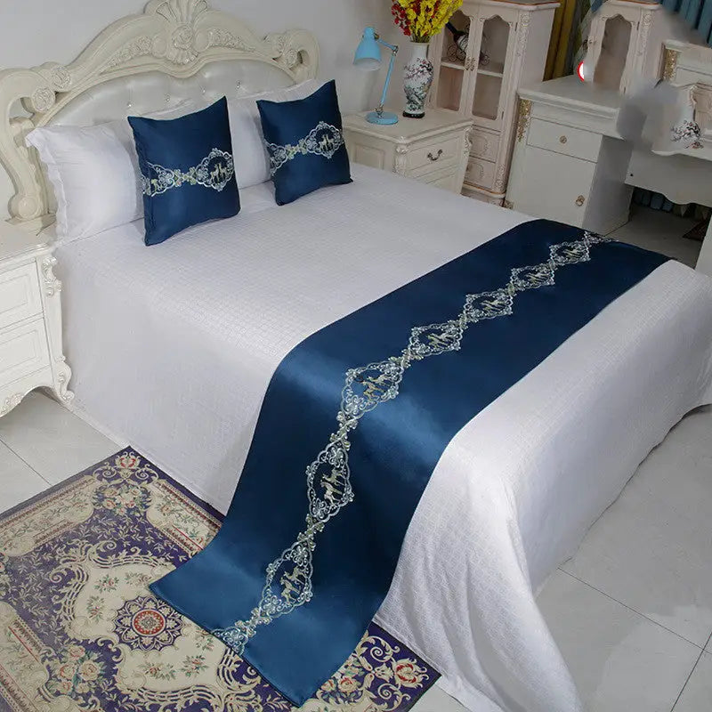 Bedding Household Bed Cover Cushion Decorative Cushion Bed Bed Scarf Bed Flag Bed Foot Towel - Beyond Trends Hub 