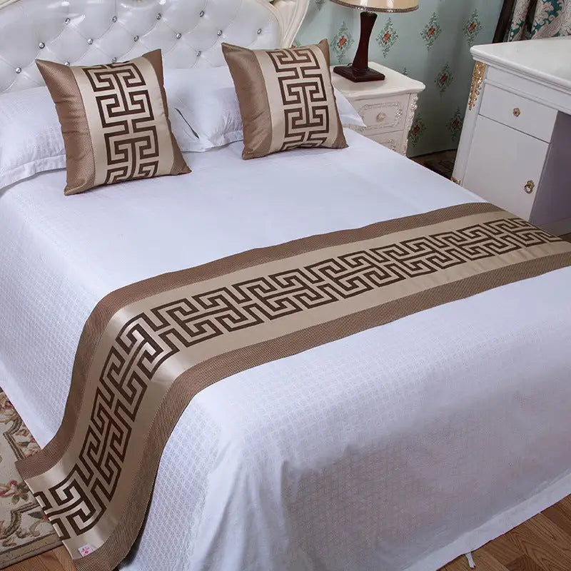 Bedding Household Bed Cover Cushion Decorative Cushion Bed Bed Scarf Bed Flag Bed Foot Towel - Beyond Trends Hub 