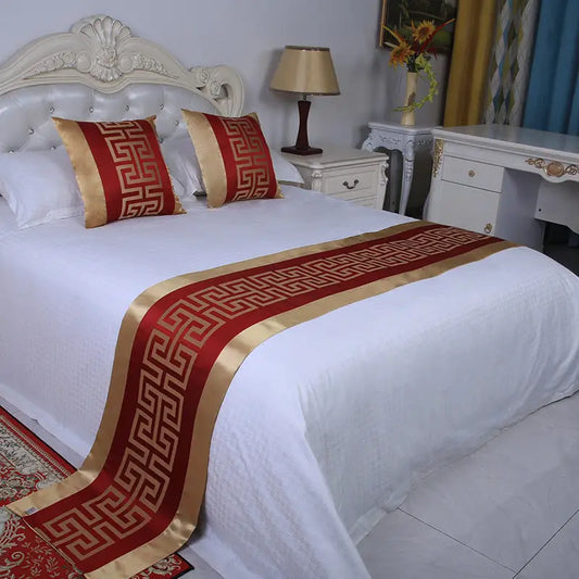 Bedding Household Bed Cover Cushion Decorative Cushion Bed Bed Scarf Bed Flag Bed Foot Towel - Beyond Trends Hub 
