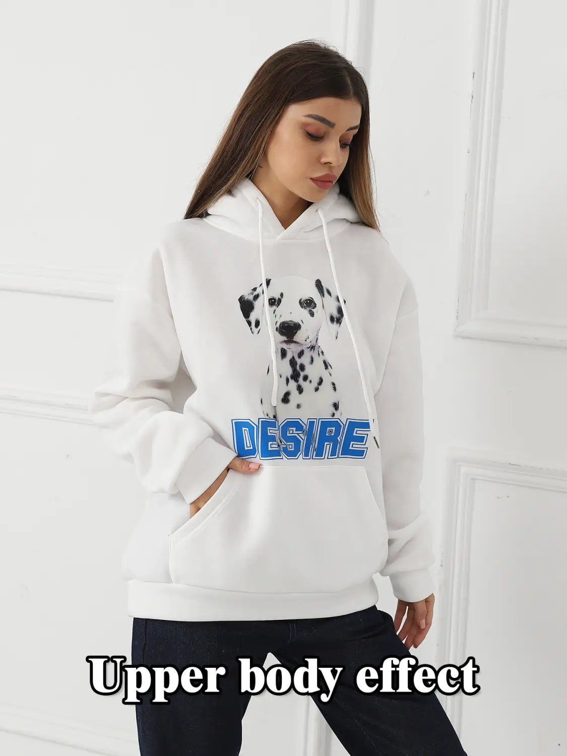 Women’s Fashionable Casual Printed Long Sleeved Sweatshirt
