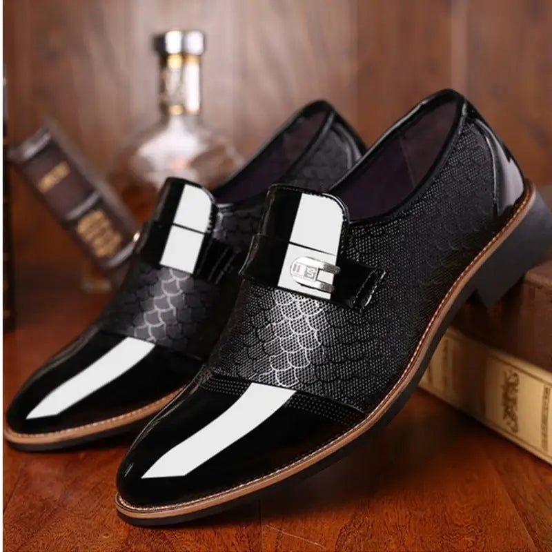 Black leather shoes Beyond Trends Hub