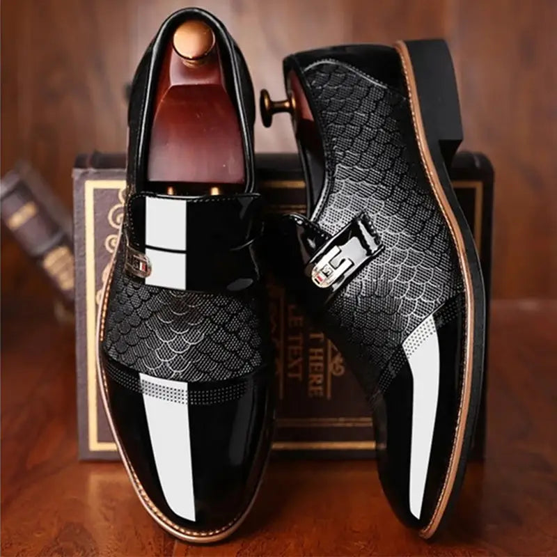 Black leather shoes Beyond Trends Hub