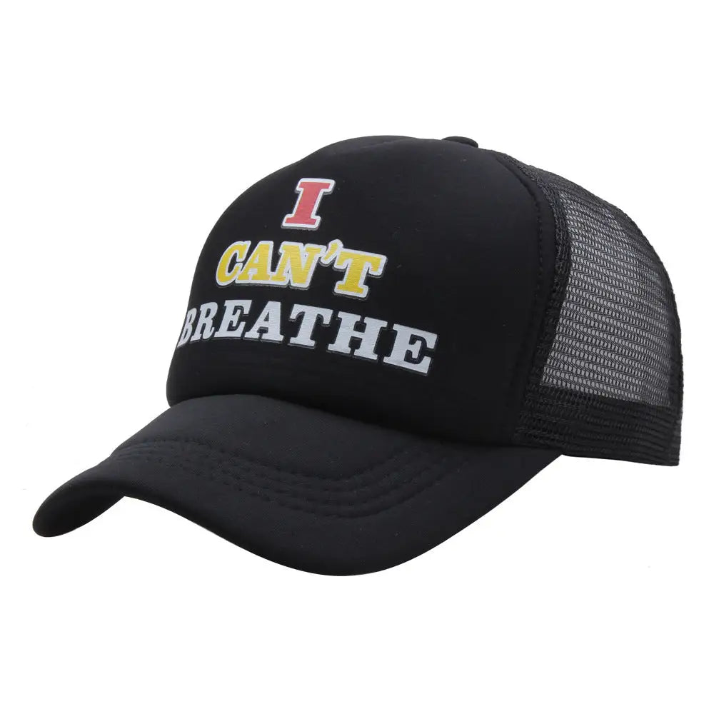 BLACK LIVES MATTER Printed Baseball Cap - Mesh Cap 6 / 58cm Adjustable