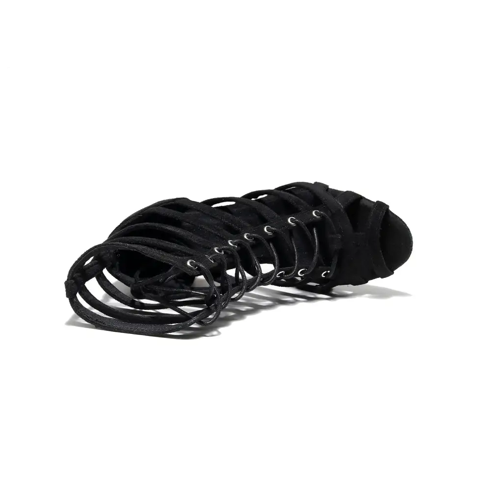 Black Modern High Heel Latin Dance Shoe Beyond Trends Hub