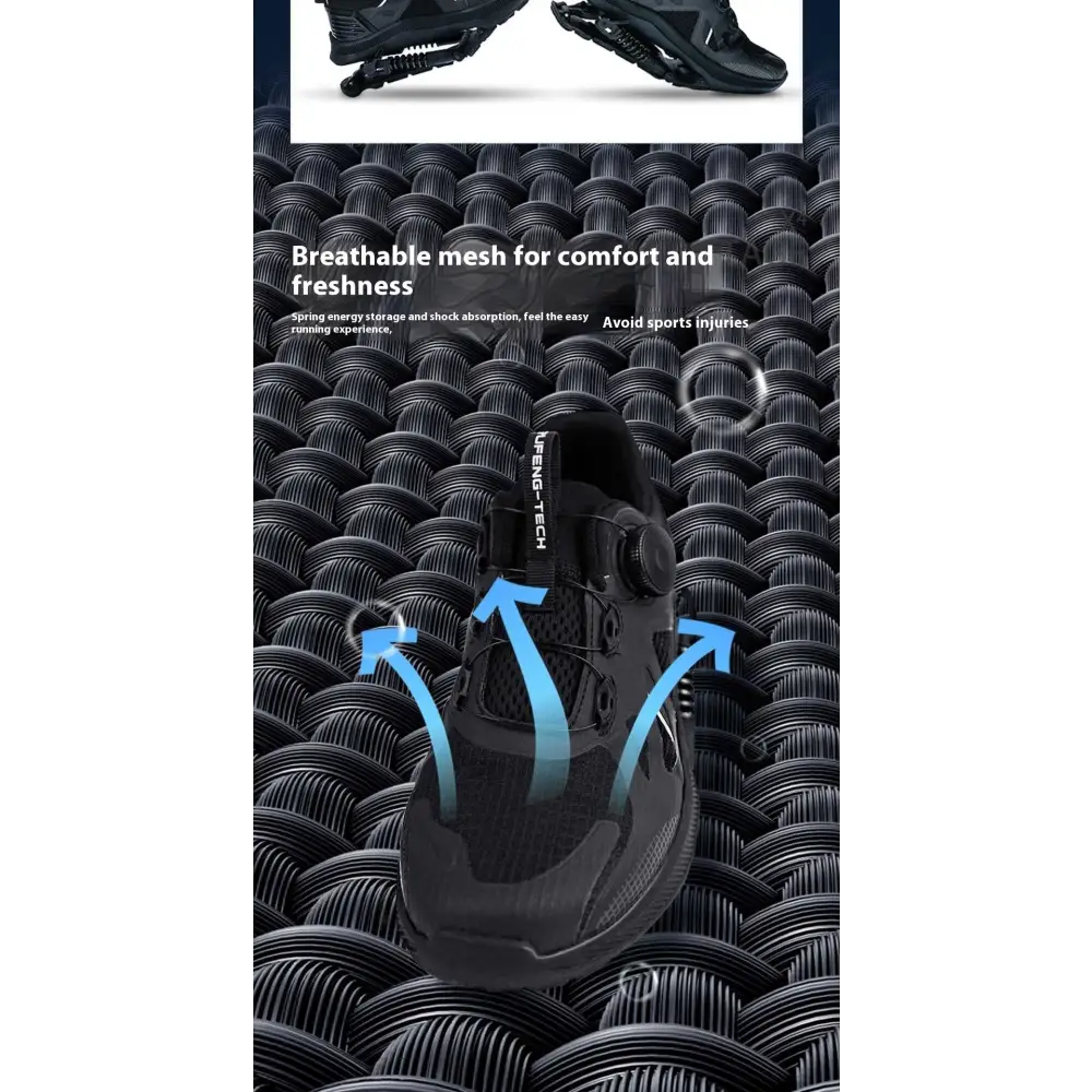 Black Tech Running Shoes Power Mechanical Running Shoes Marathon Running Beyond Trends Hub