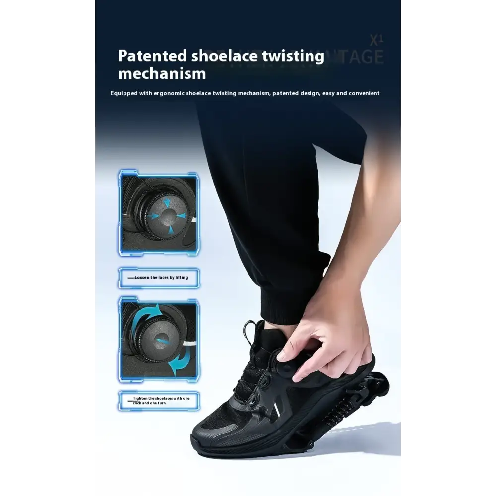 Black Tech Running Shoes Power Mechanical Running Shoes Marathon Running Beyond Trends Hub