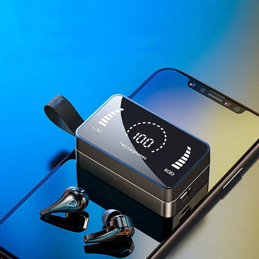 Bluetooth 5.0 Earphones Stereo Sports Waterproof Bluetooth Wireless Headphones 3500mAh Charging Box Earbuds with Mic