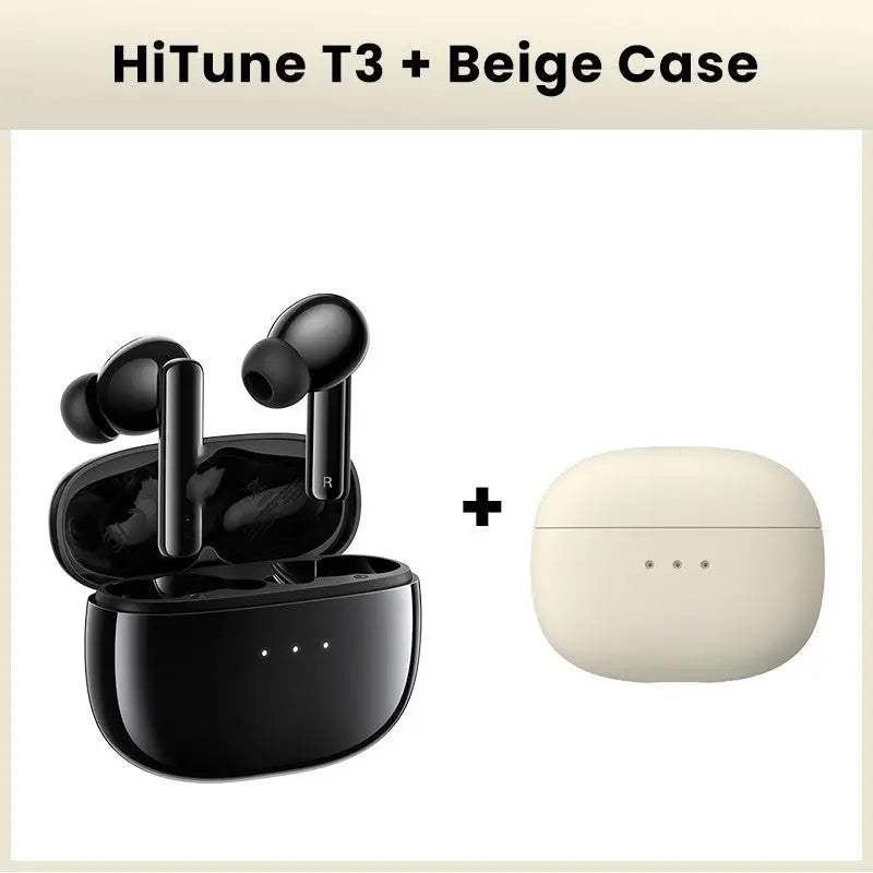 Bluetooth Earphones Active Noise Reduction - Black / Package3