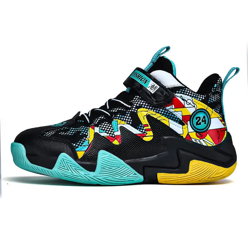 Boys' Basketball Mesh Breathable And Wear-resistant Shoes - Beyond Trends Hub 