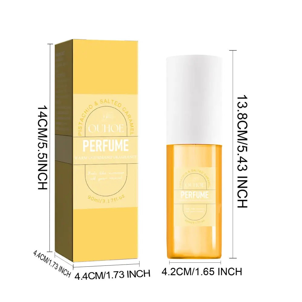 Brazilian Perfume,Fruity Fragrance Perfume Mist,Brazilian Perfume For Women Bodymoisturize Skin 3.17oz - Yellow - 5