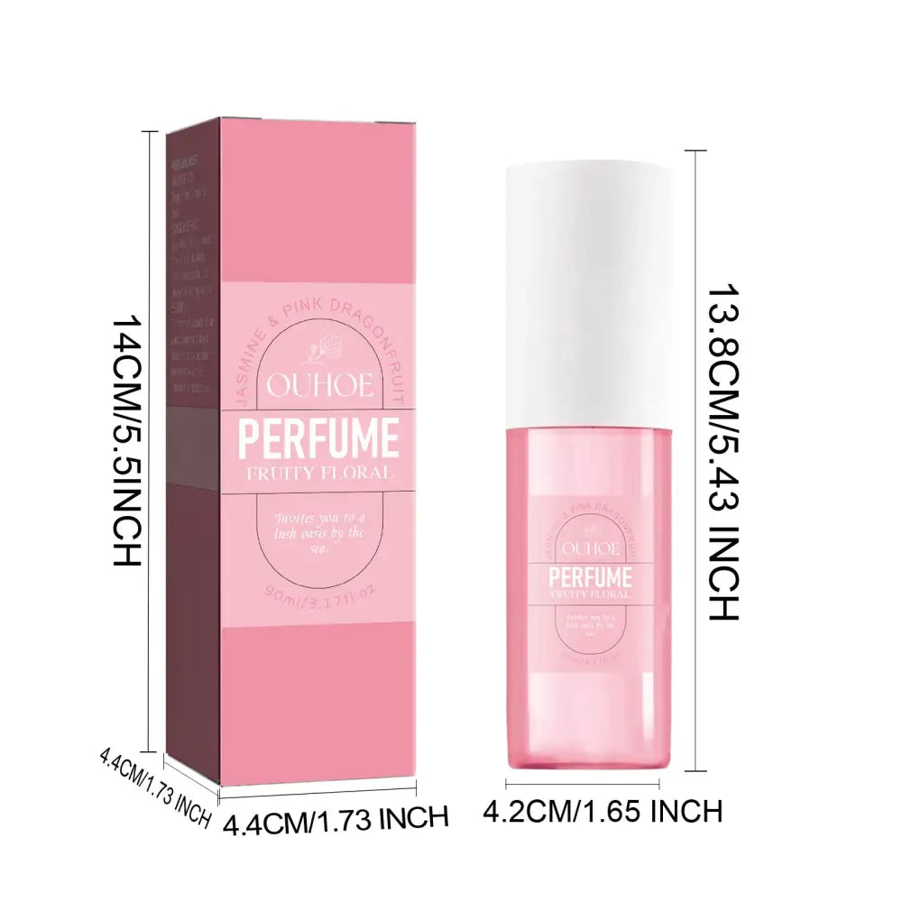 Brazilian Perfume,Fruity Fragrance Perfume Mist,Brazilian Perfume For Women Bodymoisturize Skin 3.17oz - Pink - 5