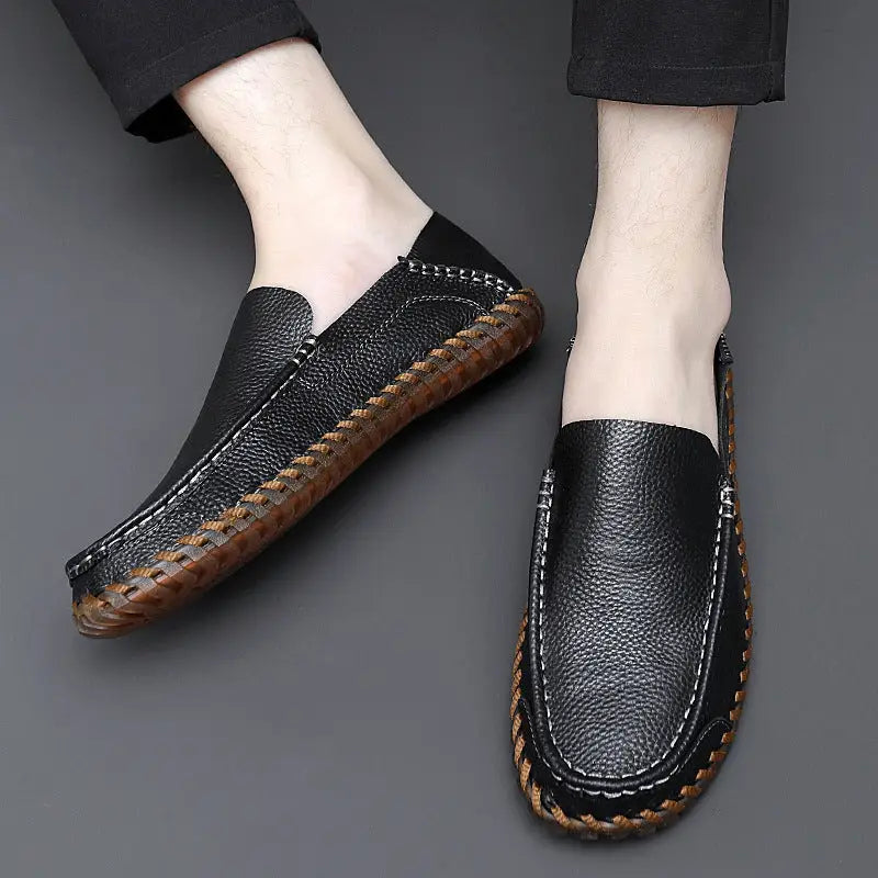 Breathable Casual Tendon Sole Driving Slip On Men's Shoes Beyond Trends Hub