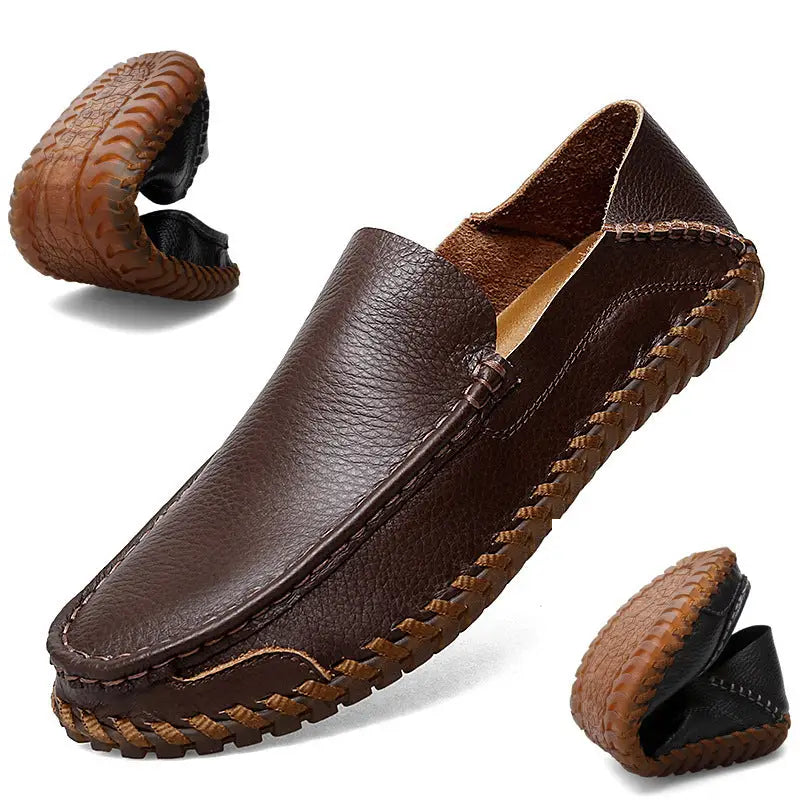 Breathable Casual Tendon Sole Driving Slip On Men's Shoes Beyond Trends Hub