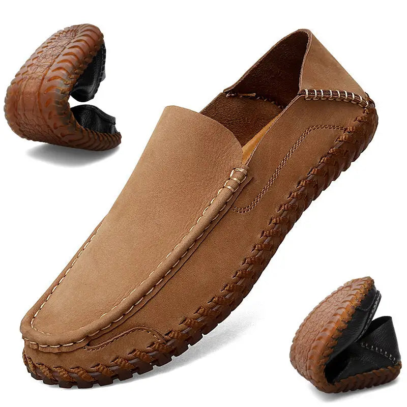 Breathable Casual Tendon Sole Driving Slip On Men's Shoes Beyond Trends Hub