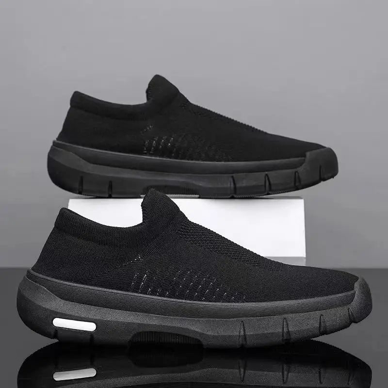 Breathable Mesh Sports Shoes Men Casual Slip-on Socks Shoes Flats Sneakers Beyond Trends Hub
