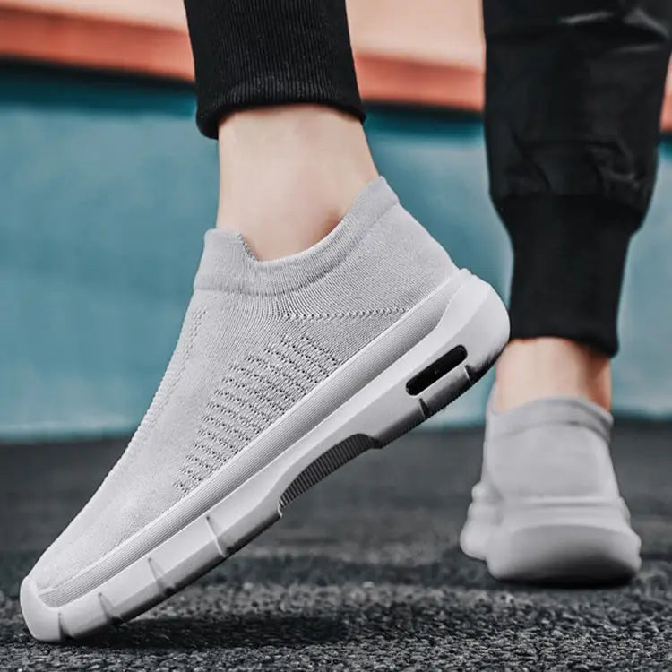 Breathable Mesh Sports Shoes Men Casual Slip-on Socks Shoes Flats Sneakers Beyond Trends Hub