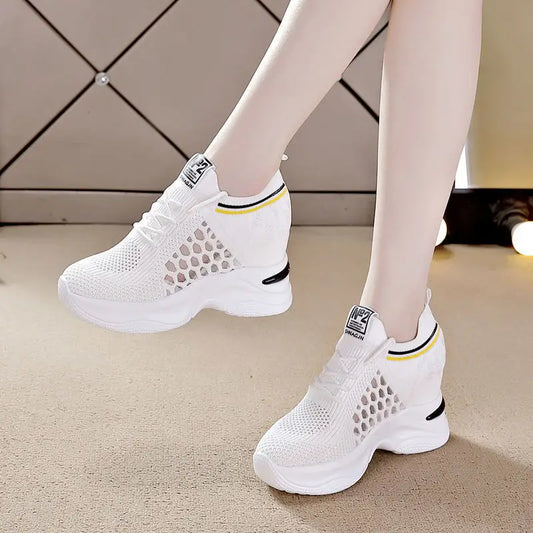 Breathable Slimming Height Increasing Insole Women's Shoes Casual Sneaker Women Beyond Trends Hub