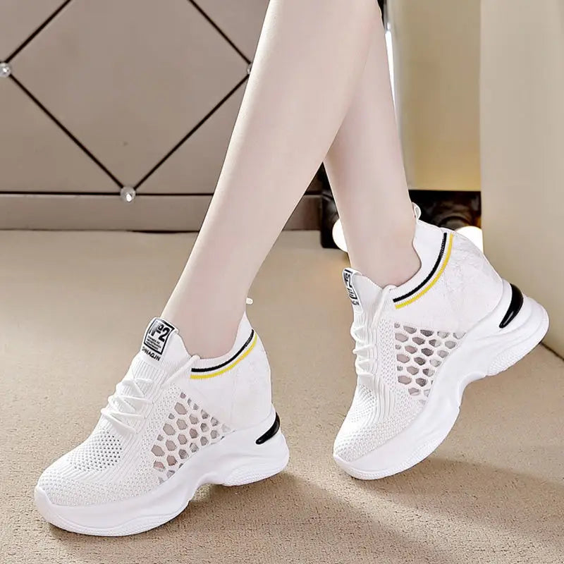 Breathable Slimming Height Increasing Insole Women's Shoes Casual Sneaker Women Beyond Trends Hub