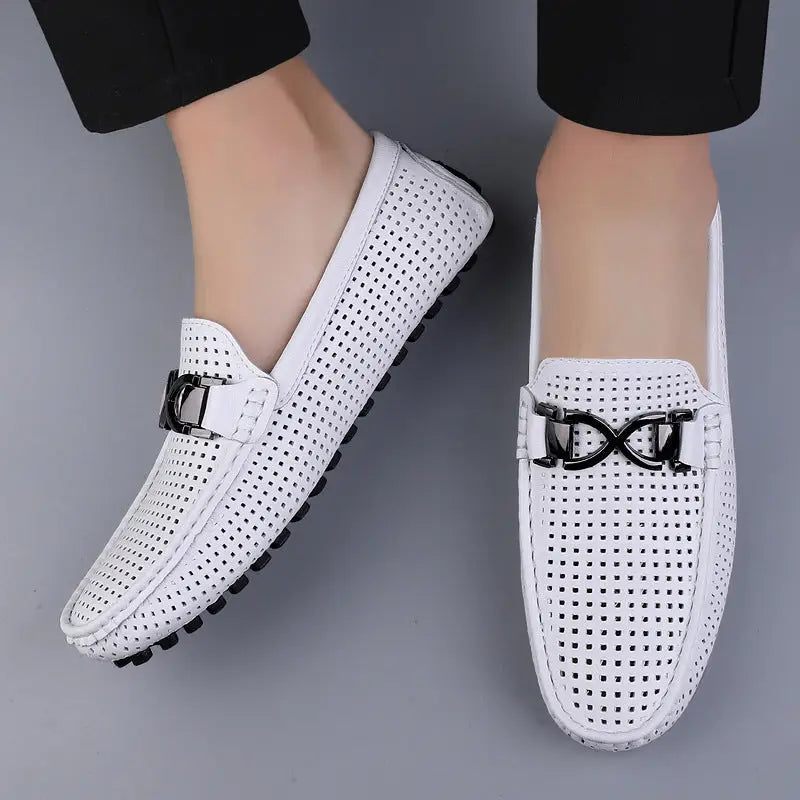 Breathable Thin Soft Bottom Soft Leather Men's Sandals Beyond Trends Hub