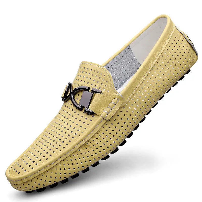 Breathable Thin Soft Bottom Soft Leather Men's Sandals Beyond Trends Hub