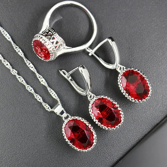 Bride Wedding Party Dinner Jewellery Set Hair Claw Diamond Jewellery - Beyond Trends Hub 