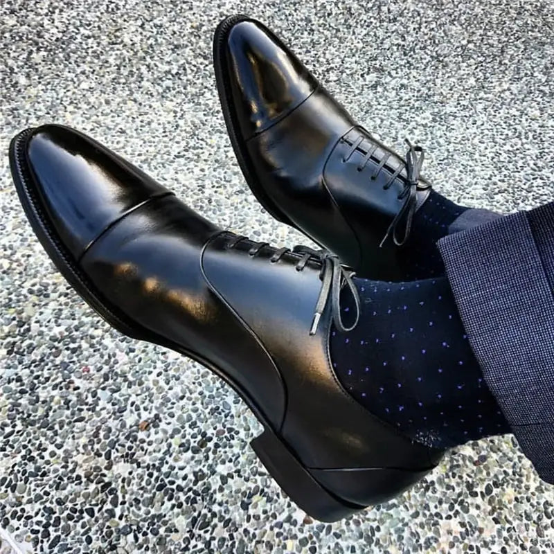 British Leather Shoes For Men With Formal Lace-Up And Low Tops Beyond Trends Hub