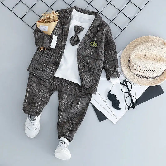 British small suit children's suit gentleman three-piece suit Beyond Trends Hub