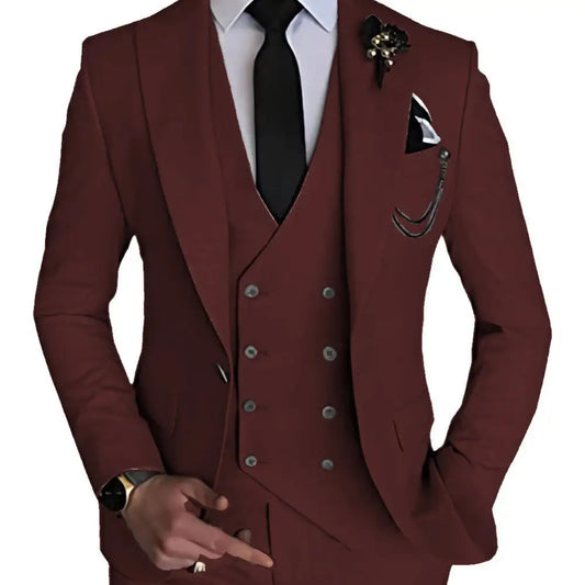 Business Casual Men's Three-piece Suit Beyond Trends Hub