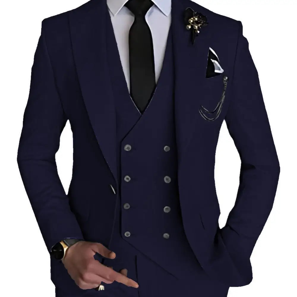 Business Casual Men's Three-piece Suit Beyond Trends Hub