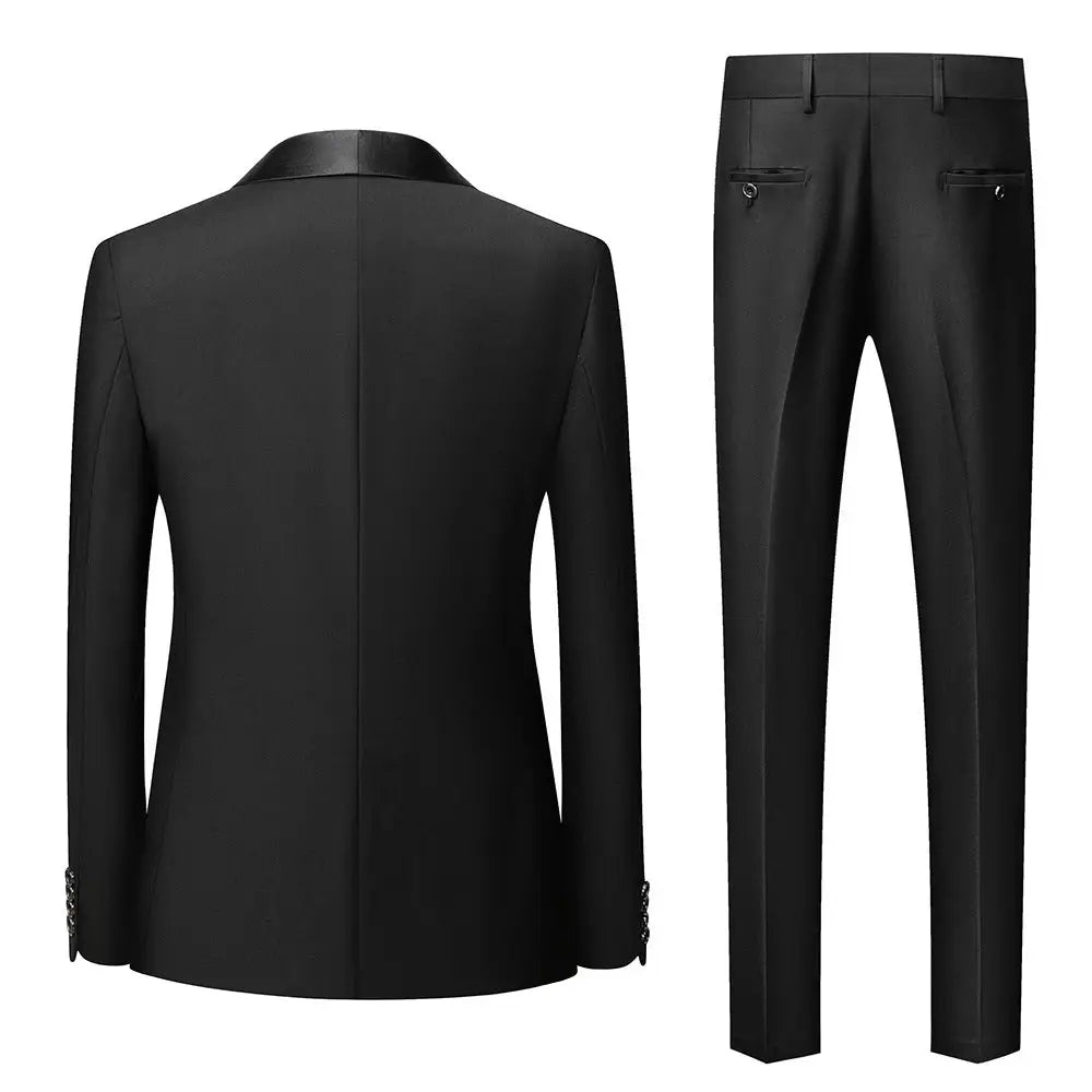Business Casual Suits Men’s Wedding Groom Dresses Pavilion Slim Fit