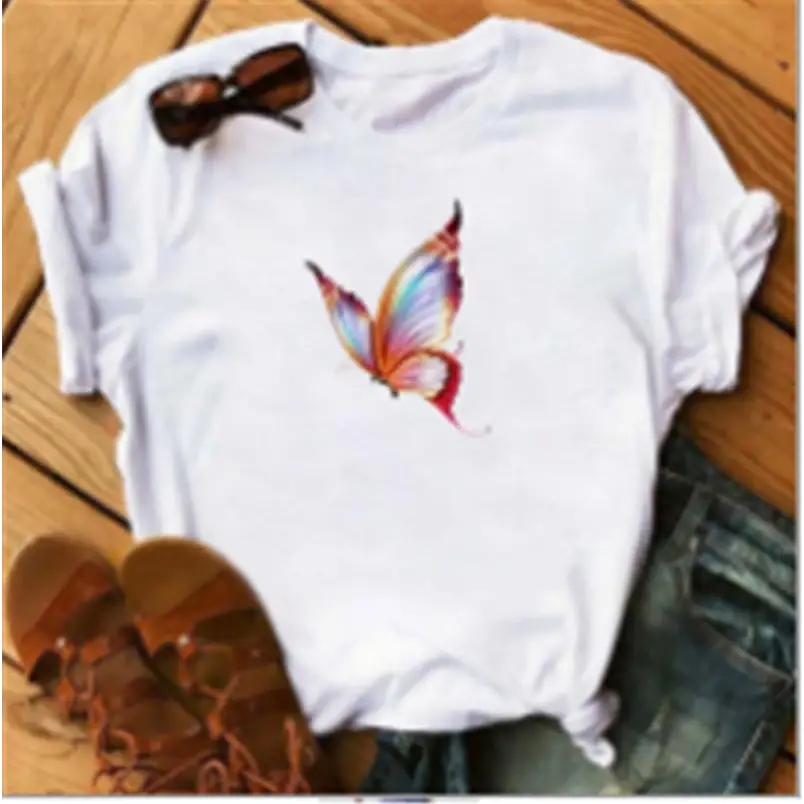 Butterfly Tree Print Ladies T-shirt Beyond Trends Hub