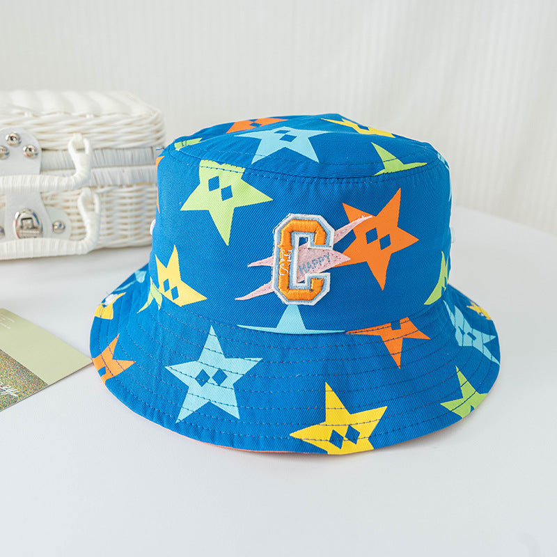 Bucket Hat Baby Spring And Autumn Thin Summer Child Sun-proof Sun Protection Sun Hat