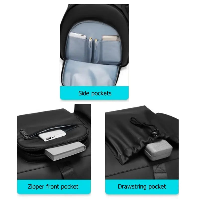 High Quality Waterproof Suit Bag For Men Large Capacity Travel Bag With Shoe Compartment Dry And Wet Separation Travel