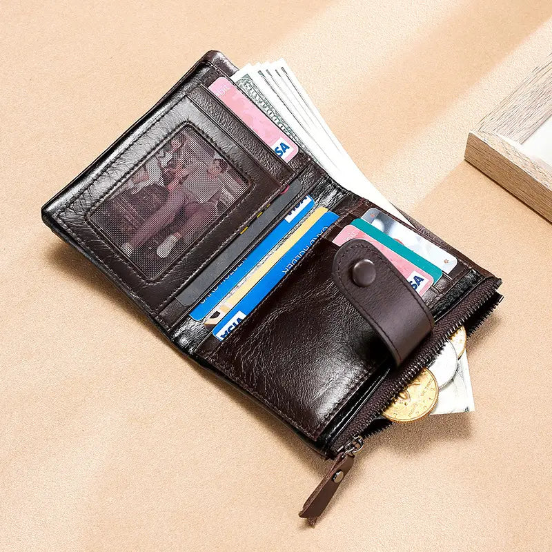Cowhide men’s wallet