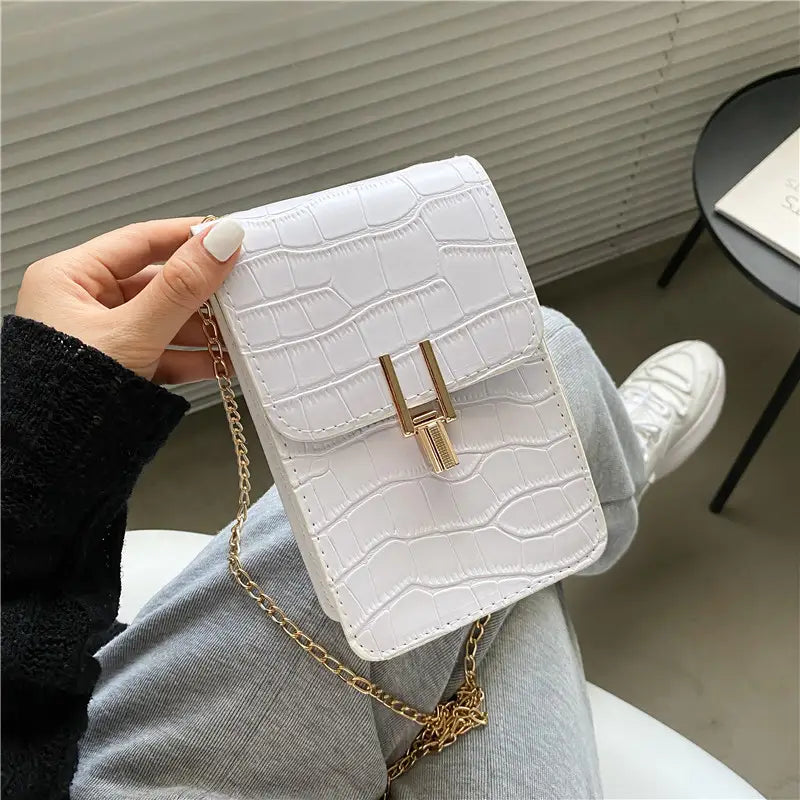 Pattern Fashion Women’s Bag High-quality Texture Shoulder Bag Mobile Phone Bag PU Buckle Crossbody Bags For Women