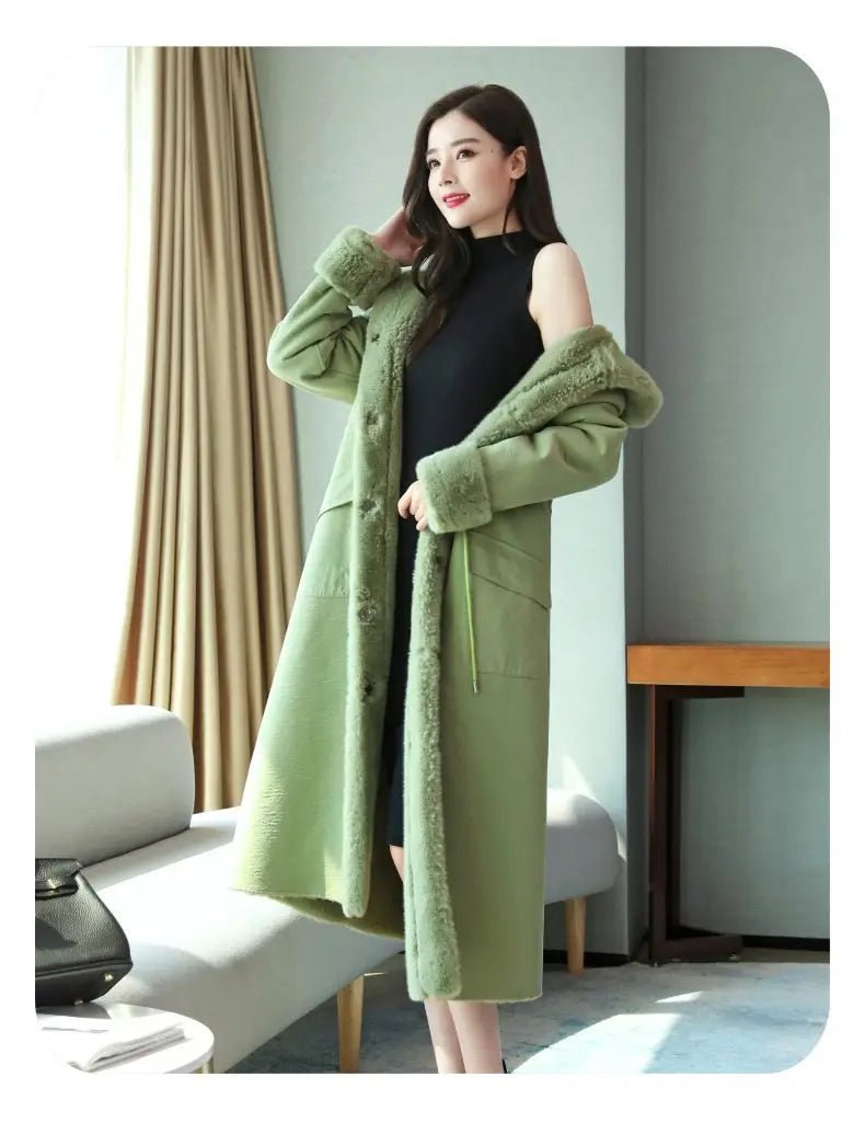 Winter Cotton-padded Jacket Fur Coat Women