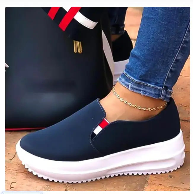 Flat Heel Low-cut Round Toe Single Shoes
