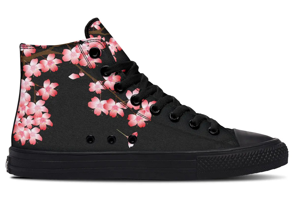 Printed Couple High-top Canvas Shoes