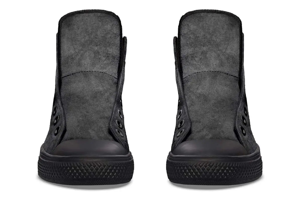 Printed Couple High-top Canvas Shoes