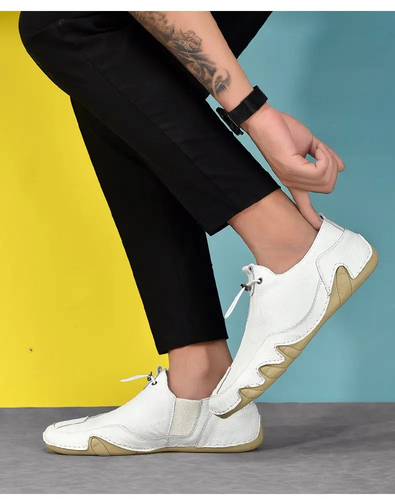 Men’s Plus Size Sports Genuine Leather Leather Shoes
