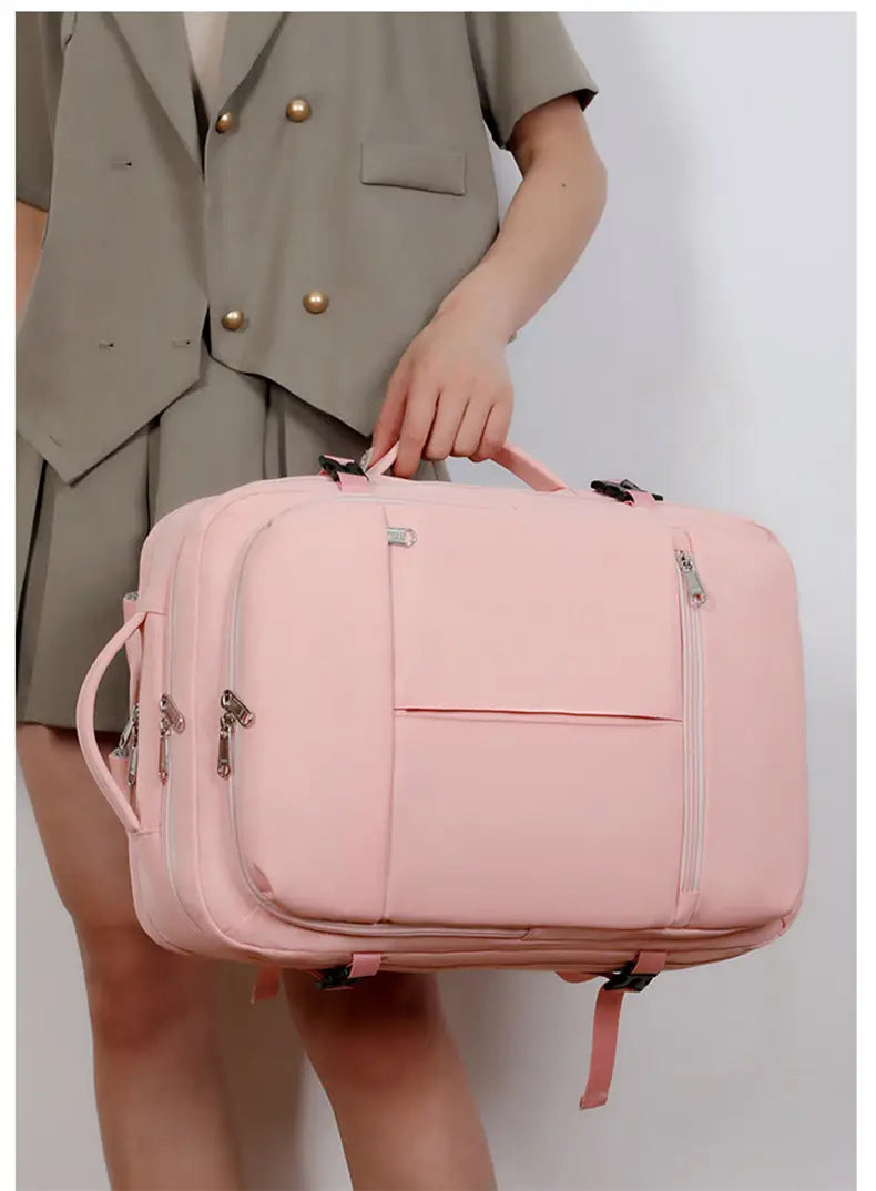 Large Capacity Backpack For Women Men Multiple Pockets And Zippers Versatile Computer Bags Business Travel Backpack