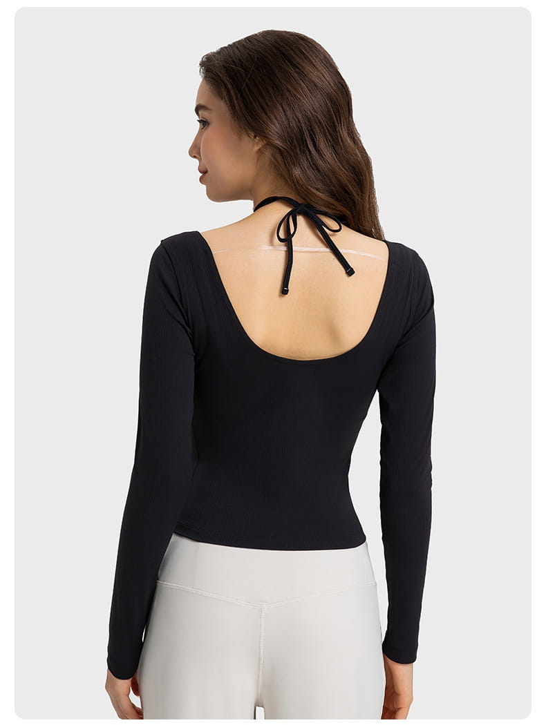 Elastic Waist-tightening U-shaped Beauty Back Yoga Clothes For Women