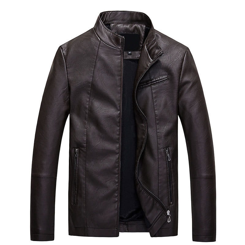 Men’s leather PU leather jacket
