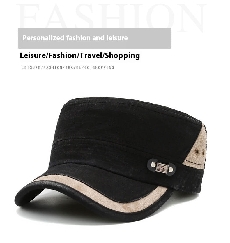 Men’s Youth Spring And Autumn Hat Short Brim