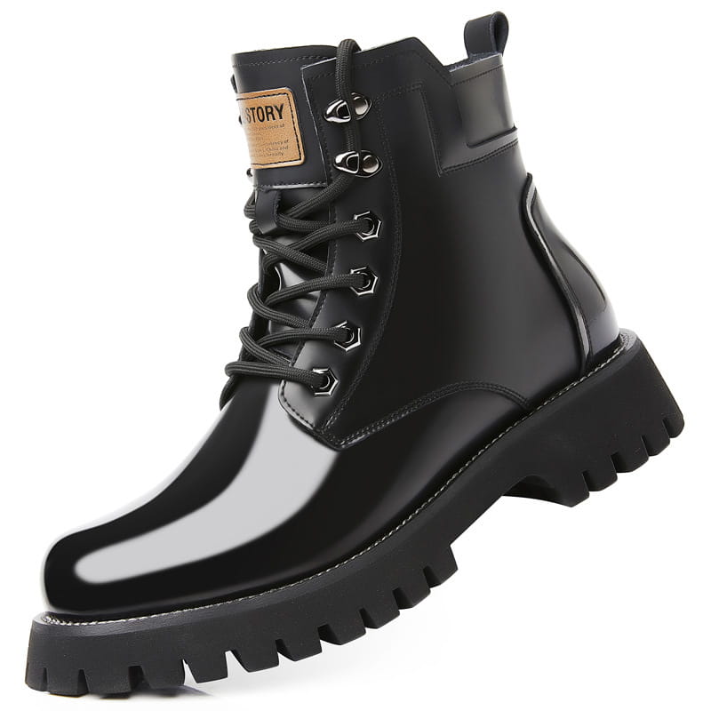 Fall Winter Martin Boots Men’s Platform Mid-top
