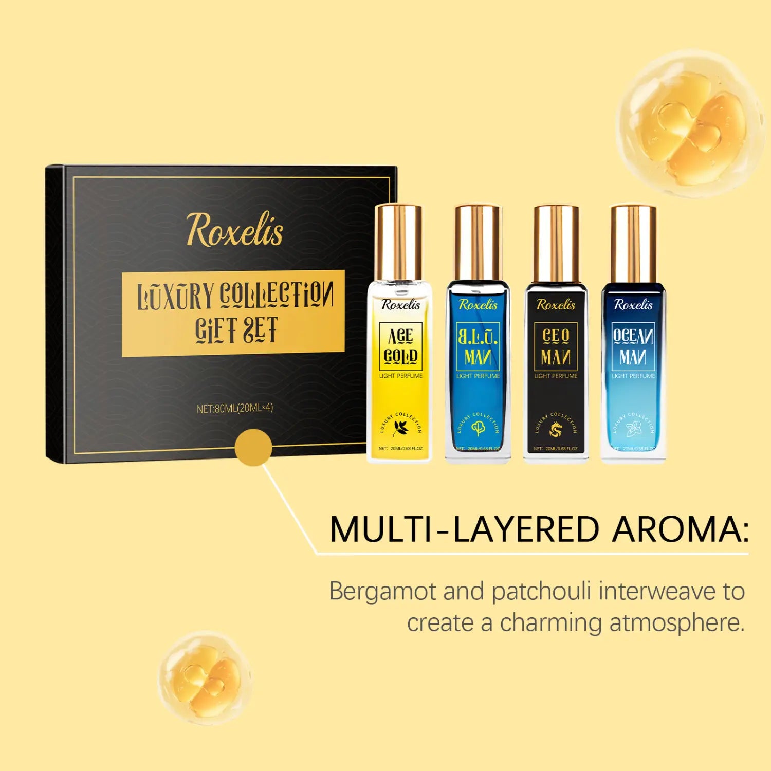 Eau De Toilette Suit Men’s Perfume Lasting Fragrance