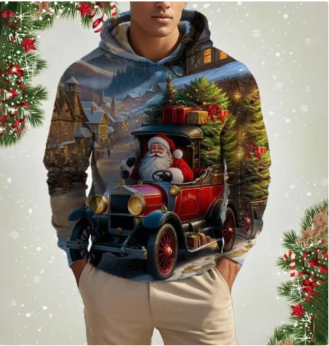 Santa Claus Men’s Pattern Sweater